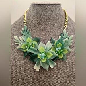 Beautiful Flower acrylic  Necklace
Bohemian Statement Necklace New
